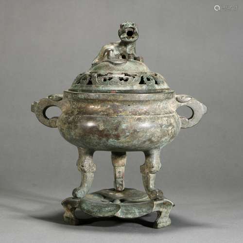 Bronze Tripod Incense Burner, China