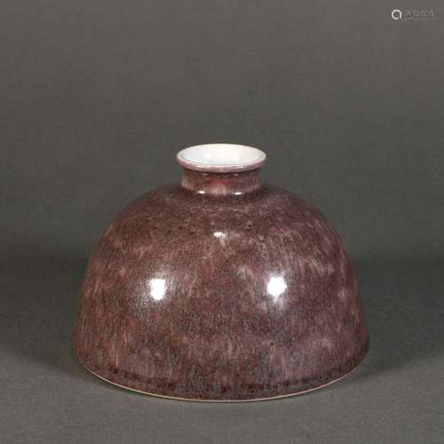 Red Glaze Porcelain Vessel, China