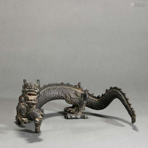 Bronze Dragon Ornament, China