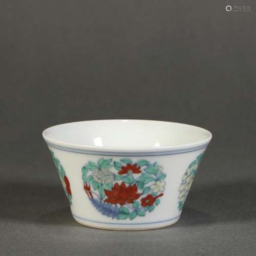 Doucai Porcelain Cup, China