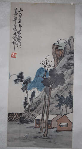 娄师白 山水