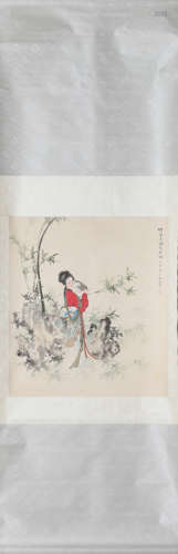 Chinese Figure Painting, Zhu Meicun Mark