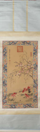 Chinese Flower Painting, Cixi Mark