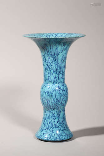 Lujun Ware Beaker Vase