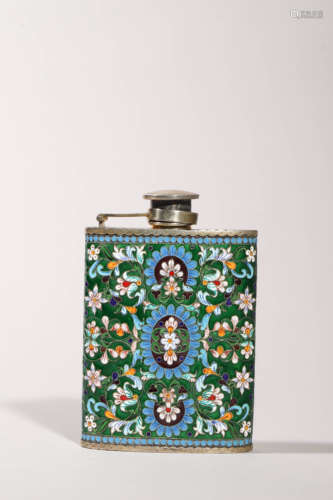 Cloisonne Enamel Liquor Pot