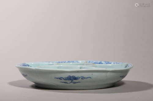 Blue and White Plate