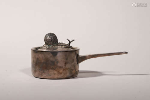 Sterling Silver Snail Stockpot