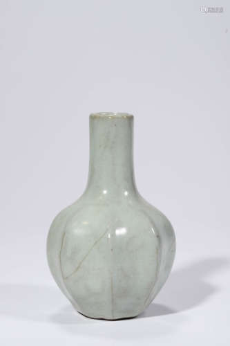 Glazed Octagonal Bottle Vase