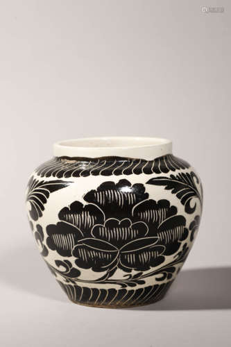 Cizhou Kiln Floral Jar