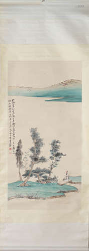 Chinese Landscape Painting, Zhang Daqian Mark