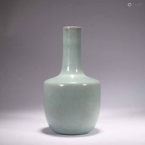 A celadon-glazed vase