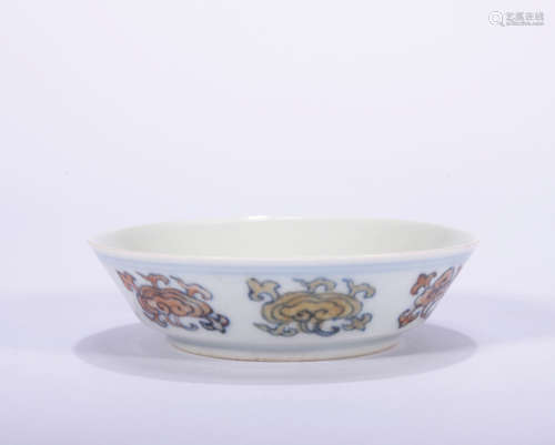 A DouCai 'floral' dish