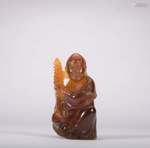 A amber buddha