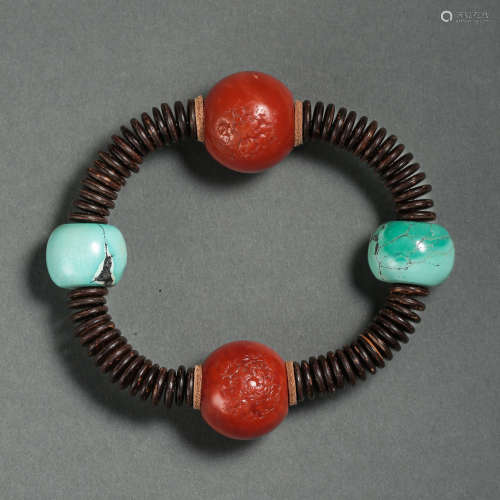 CHINESE TANG DYNASTY SOUTH RED HAND STRING