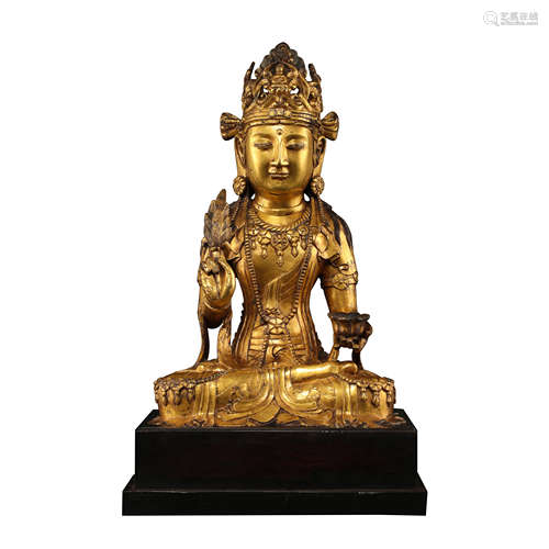 15TH CENTURY DALI BUDDHA SEATED STATUE