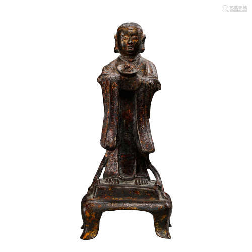 CHINESE QING DYNASTY BRONZE STATUES