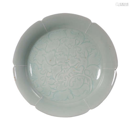 HUTIAN WARE PLATE, SOUTHERN SONG DYNASTY, CHINA