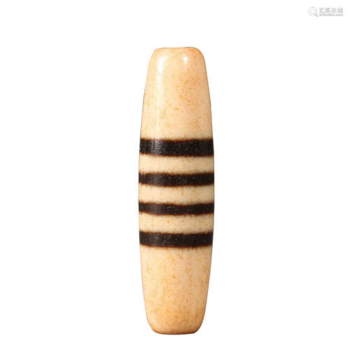 CHINESE TANG DYNASTY DZI BEAD, 7TH CENTURY