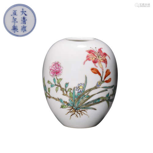 CHINESE QING DYNASTY FAMILLE ROSE POTS