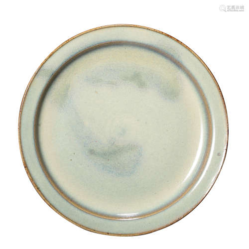 CHINESE NORTHERN SONG DYNASTY JUN WARE PLATE, 10TH CENTURY