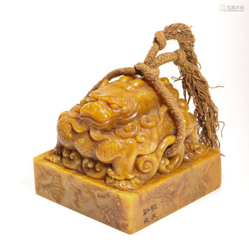 TIANHUANG STONE SEAL, QING DYNASTY, CHINA, 18TH CENTURY