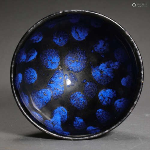 CHINESE JIAN WARE CUP WITH BLUE SPOT IN THE SOUTHERN SONG DY...