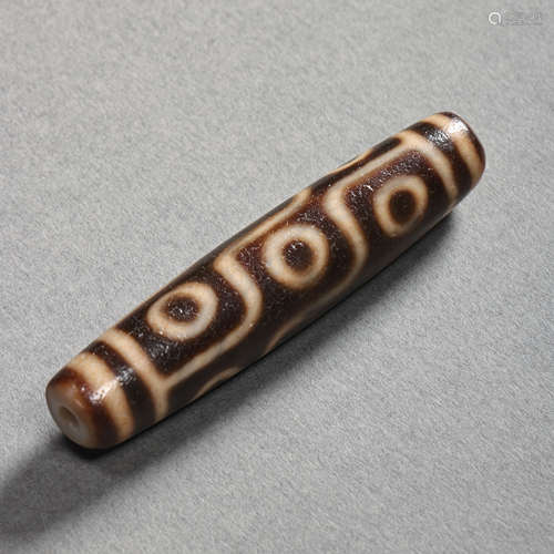 CHINESE TANG DYNASTY DZI BEAD, 7TH CENTURY