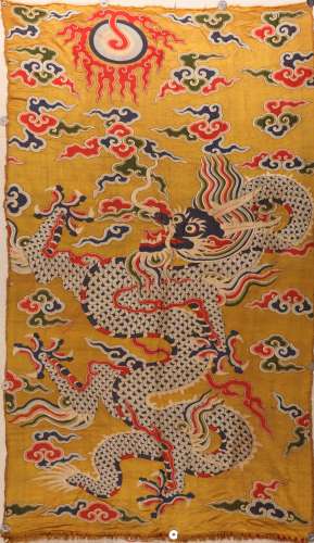 Qing Dragon Kesi Fabric
