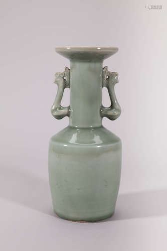 Southern Song Longquan Kiln Double-phoenix Vase