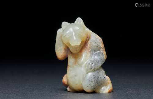 Han Dynasty Hetian Jade Bear