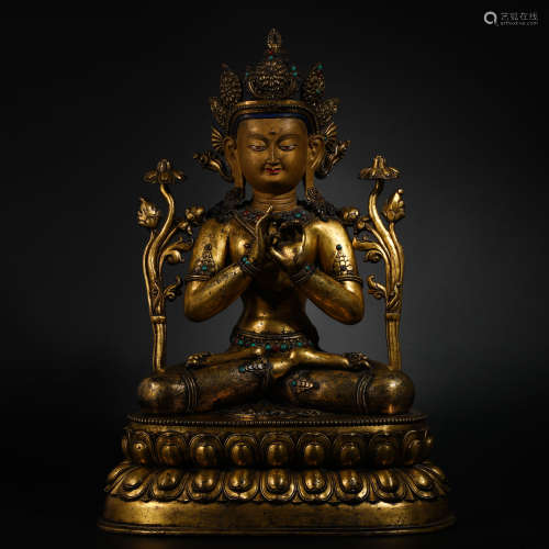 Ming Dynasty Statue of Shakyamuni Buddha preaching Dharma