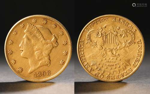 1898 Western Gold Coins