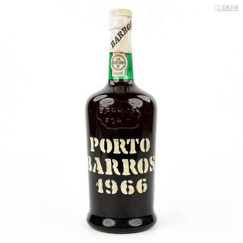 A bottle of Porto Barros 1966. (H:27cm)