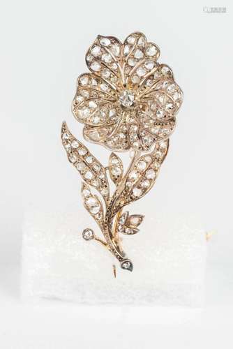 An exceptional and antique brooch 'Bijoux Trembleuse'...