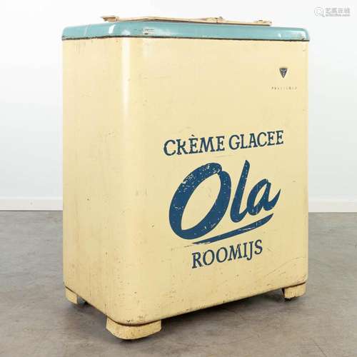 A vintage 'Ola' freezer (c.1955). (H:102cm)