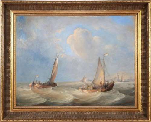 UNCLEARLY SIGNED, MARITIME SCENE