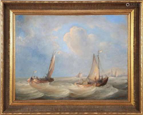 UNCLEARLY SIGNED, MARITIME SCENE