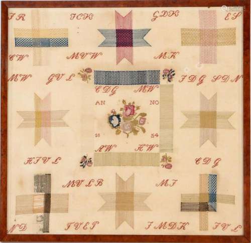 SAMPLER FROM 1854