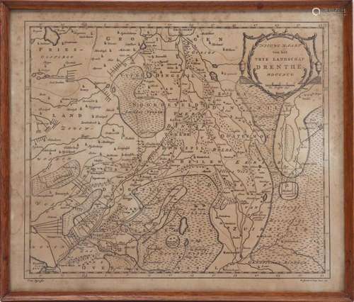 TOPOGRAPHIC MAP NEW MAP OF THE FREE LANDSCAPE DRENTHE