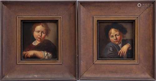 2 WALL DECORATIONS AFTER AN OLD DUTCH MASTER