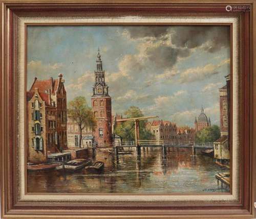 SIGNED VAN WASSENAAR, AMSTERDAM CITYSCAPE