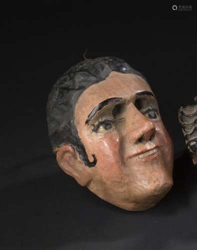 Masque de jeune homme
Art populaire du Guatemala
Début du XX...