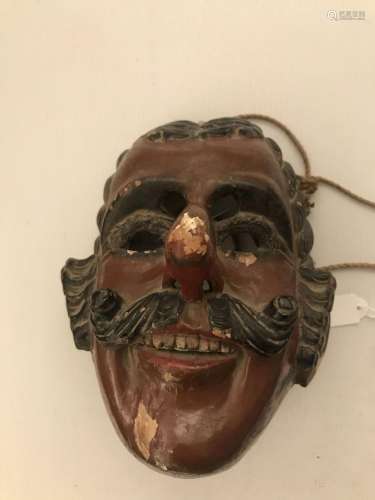 Masque représentant un espagnol
Art populaire du Guatemala
D...