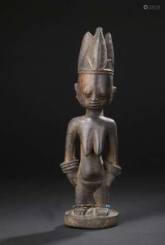 Statue Ibeji, Yorouba, Nigéria
bois, métal, perles
H