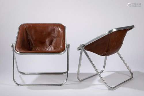 Piretti, Giancarlo - Two chairs model Plona