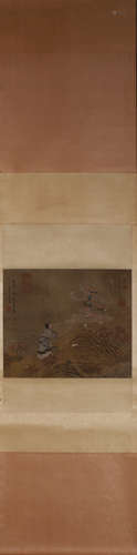 A Chinese figure painting, Tangyin mark