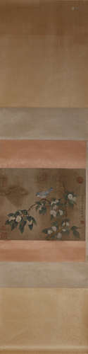 A Chinese bird-and-flower painting, Qianyuan mark