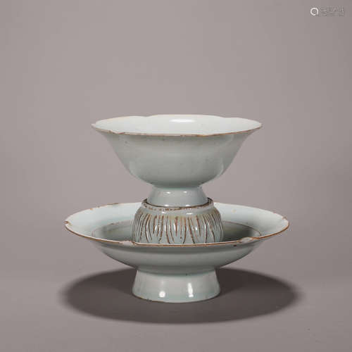 A Hutian kiln porcelain cup and saucer