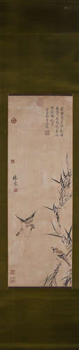 A Chinese bird-and-flower painting, Linliang mark