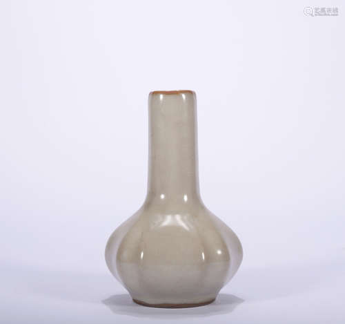 A officer glazed vase